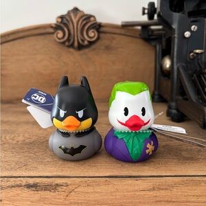 Duckalooz Batman & Joker - Rubber Duck - Approx 2.75" High - DC Comics